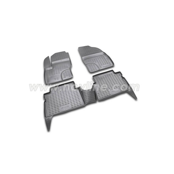 3D Patosnice FORD Grand C-MAX, 2010-2019, 3 reda sedišta, set 5 kom.